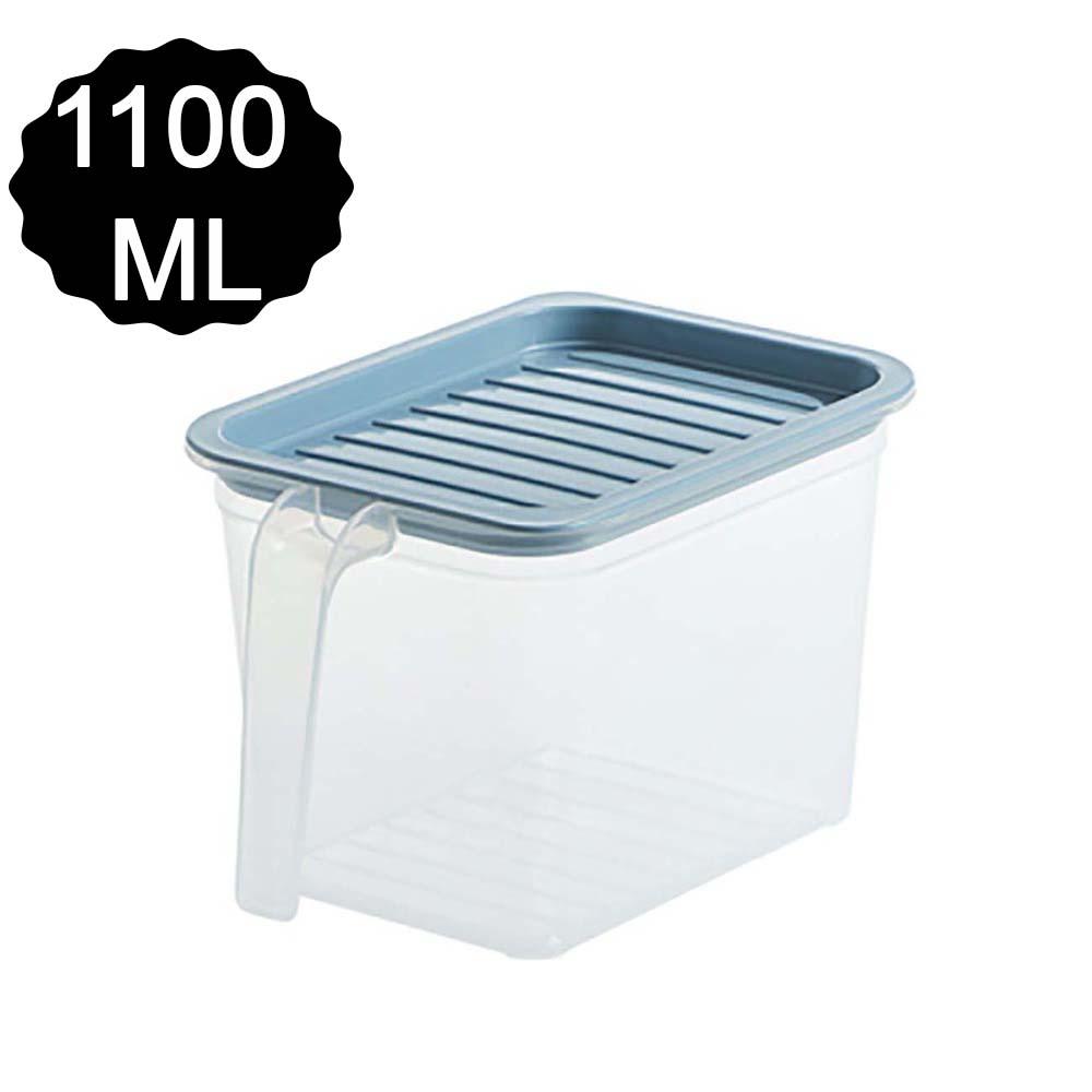 2454 Air Tight Unbreakable Big Size 1100 ml Square Shape Kitchen Storage Container (Set of 6) - SkyShopy 2454 Air Tight Unbreakable Big Size 1100 ml Square Shape Kitchen Storage Container (Set of 6) - SkyShopy